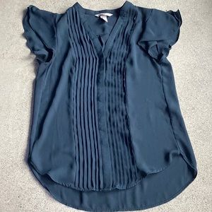 H&M Blue Tank with Flowing sleeves. Size XXS